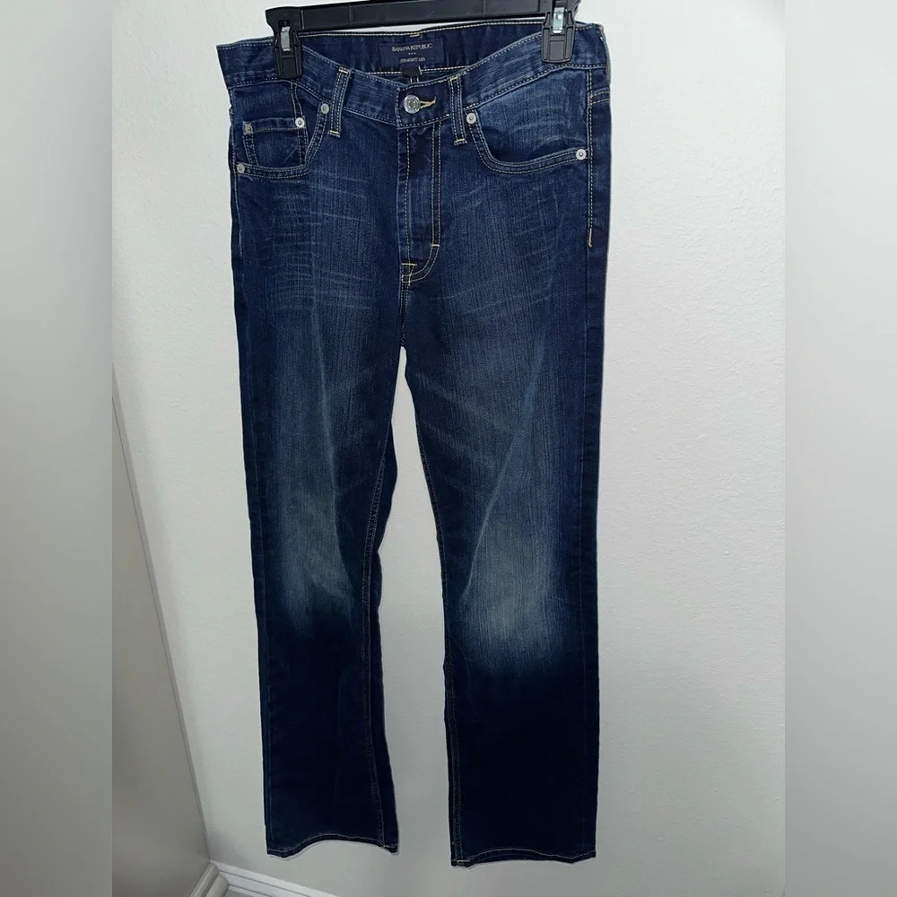 Banana Republic Dark Blue Straight Jeans